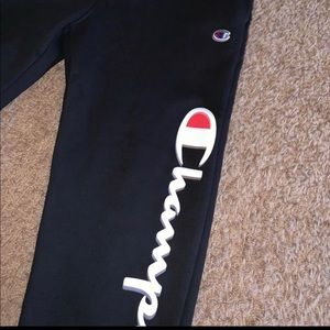 Champion sweatpants! Super comfy and cute